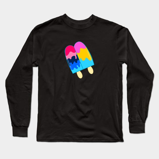 Popsicle Pride Long Sleeve T-Shirt by traditionation